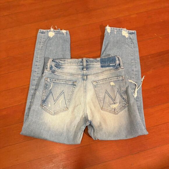 Mother Superior The Tomcat The Confessions High Waist Distressed Jeans 27 - Picture 3 of 7